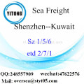 Shenzhen poort LCL consolidatie naar Koeweit